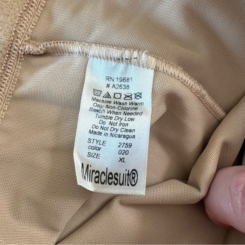 Miraclesuit Extra Firm Tummy-Control High Waist Smooth Thigh Slimmer. Size XL. - Picture 4 of 8